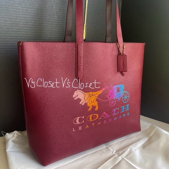 ❤️2019 Coach Leather Tote Rexy with Carriage Macy’s Exclusive - Picture 2 of 11